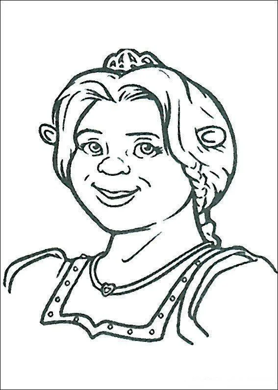 Desenho de Shrek para colorir e imprimir: número 12