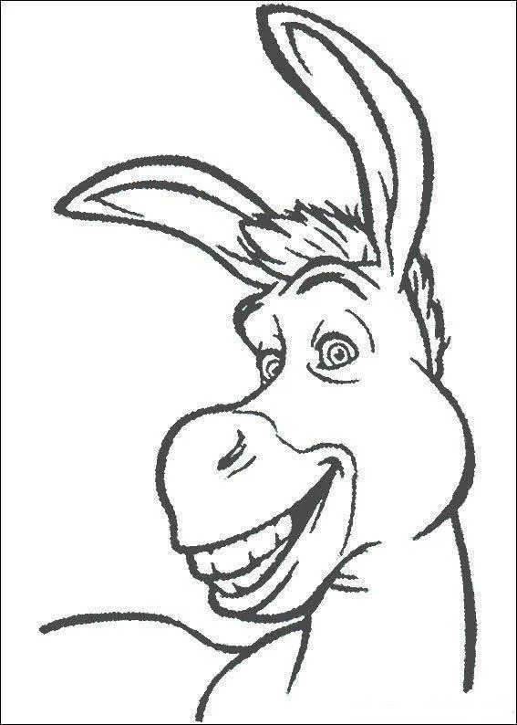 Desenho de Shrek para colorir e imprimir: número 14