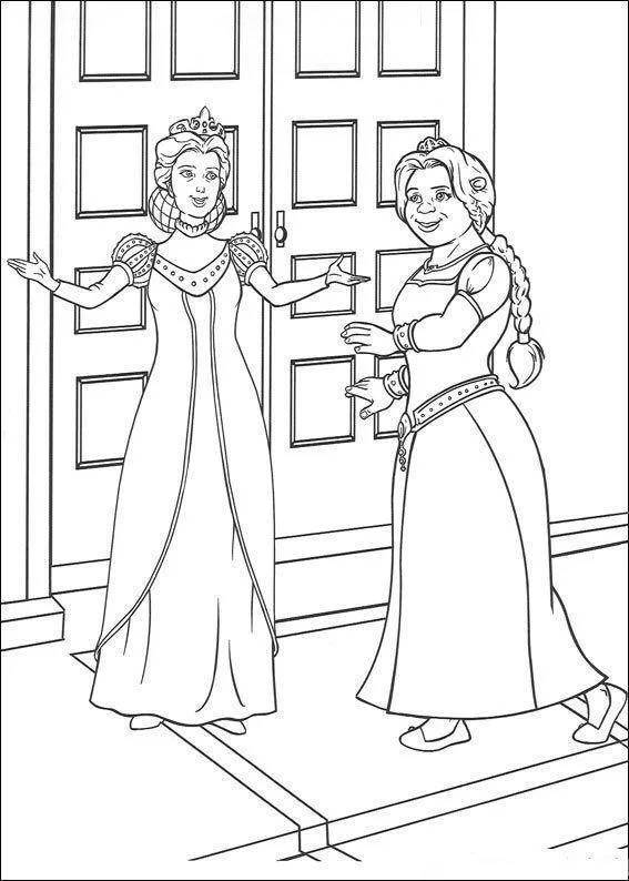 Desenho de Shrek para colorir e imprimir: número 20