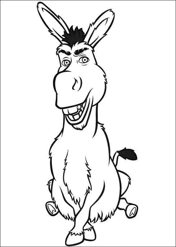 Desenho de Shrek para colorir e imprimir: número 39
