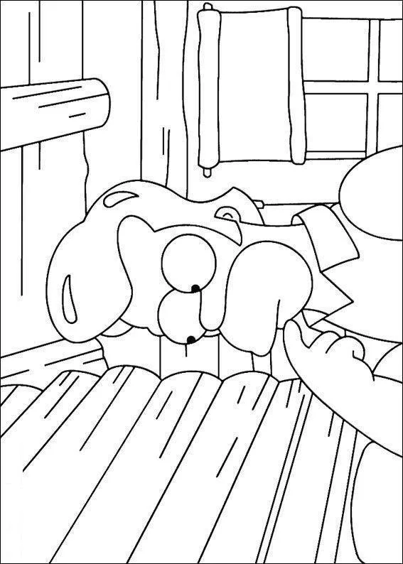 Desenho de Simpsons para colorir e imprimir: número 18