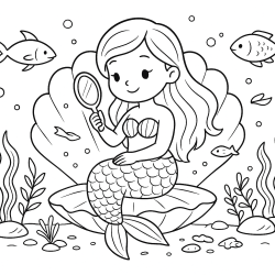 Desenho de Sininho para colorir e imprimir: número 19