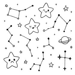 Desenho de Sistema Solar para colorir e imprimir: número 12