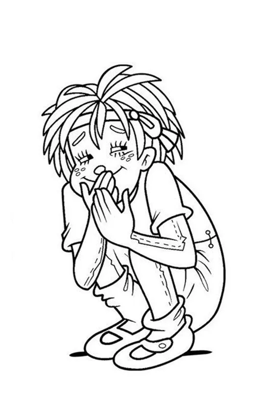 Desenho de Sitio do Picapau Amarelo para colorir e imprimir: número 6