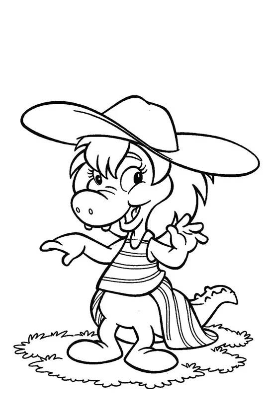 Desenho de Sitio do Picapau Amarelo para colorir e imprimir: número 11