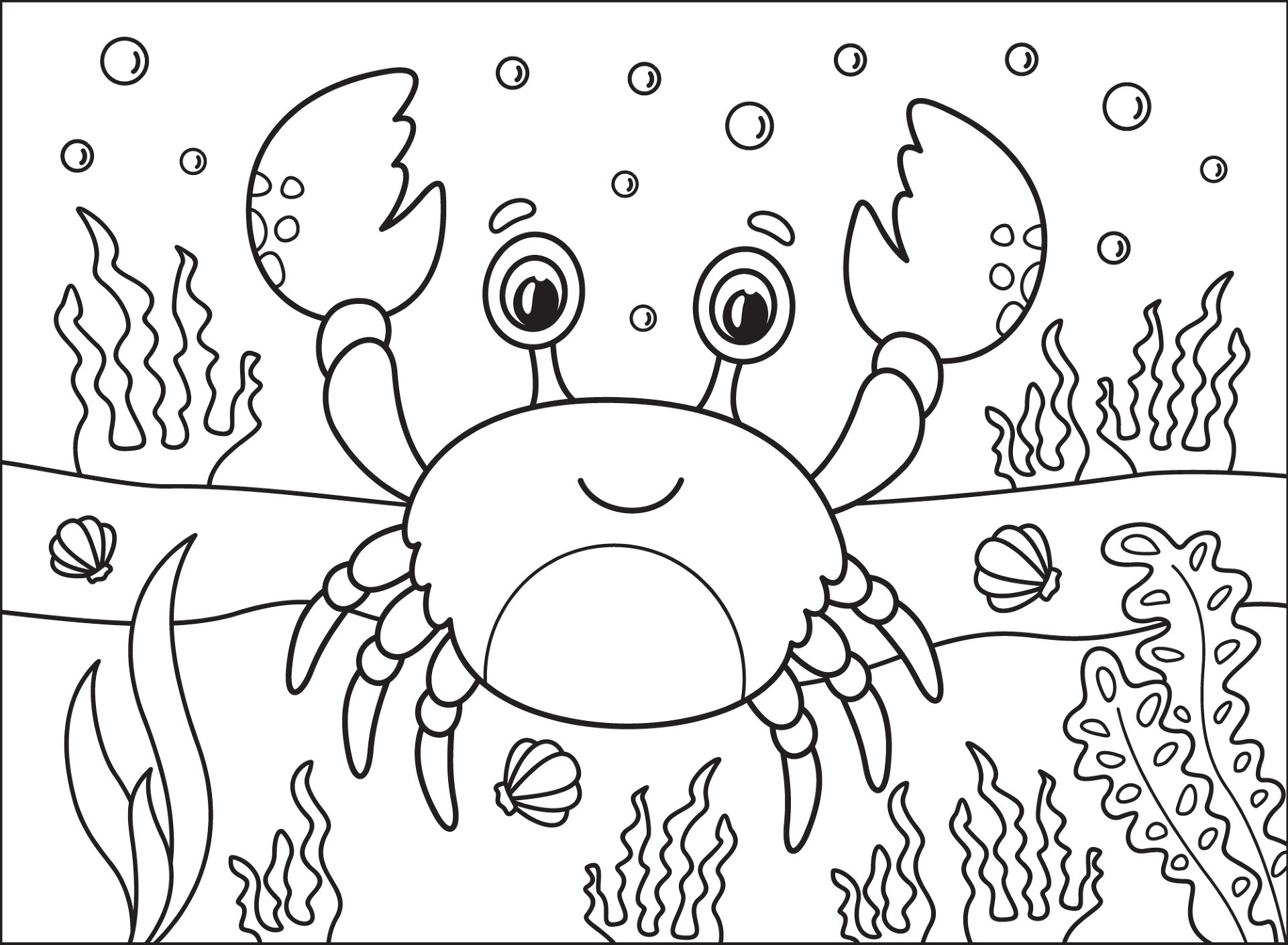 Desenho de Sob O Mar para colorir e imprimir: número 13