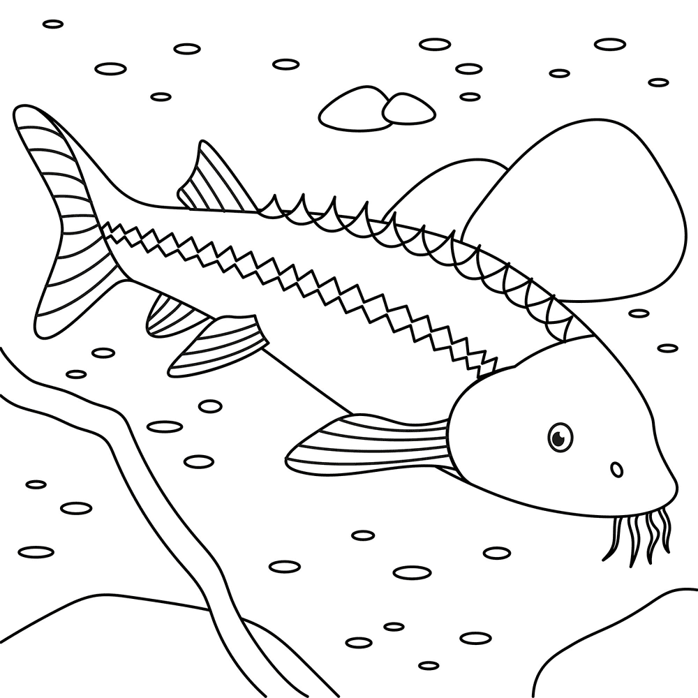 Desenho de Sob O Mar para colorir e imprimir: número 21