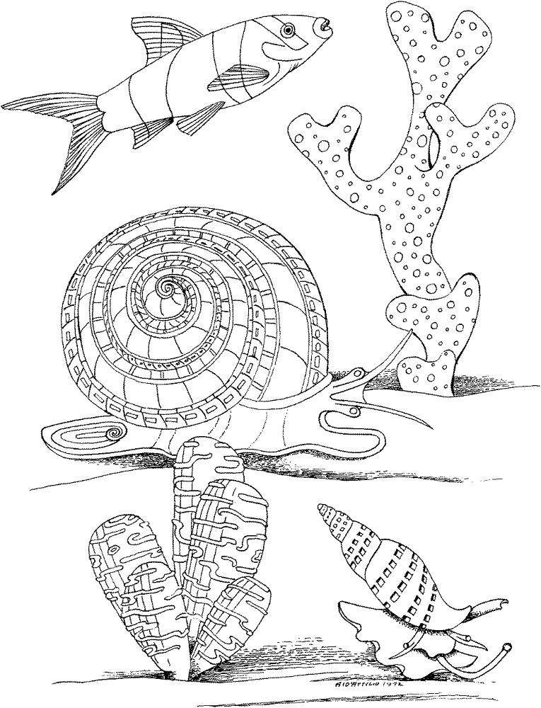 Desenho de Sob O Mar para colorir e imprimir: número 40