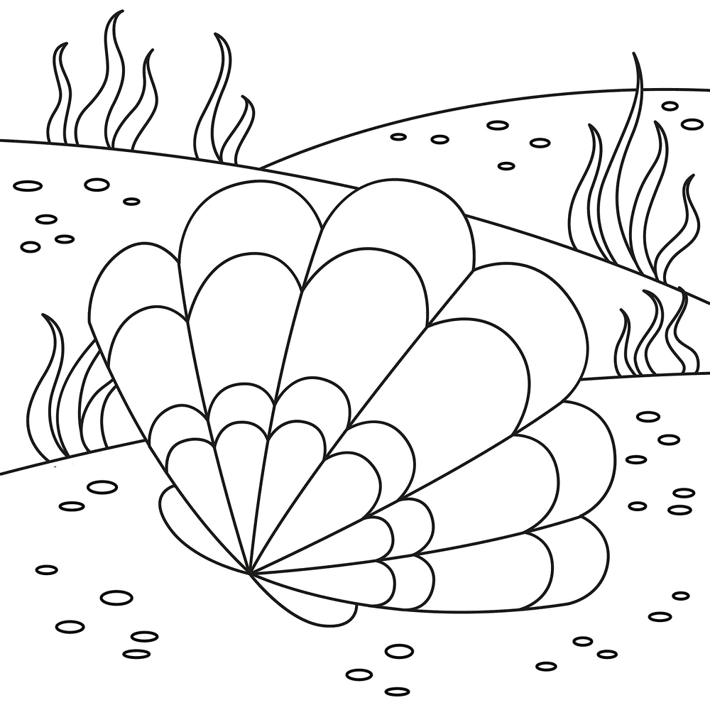 Desenho de Sob O Mar para colorir e imprimir: número 44