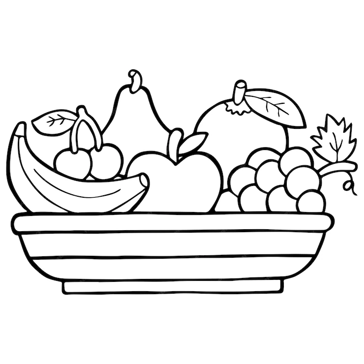 Desenho de Sorvetes para colorir e imprimir: número 4