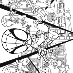 Desenho de Spidey e Seus Amigos Espetaculares para colorir e imprimir: número 10