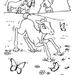 Desenho de Spirit para colorir e imprimir: número 2