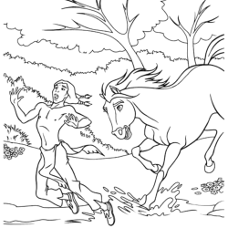 Desenho de Spirit para colorir e imprimir: número 12