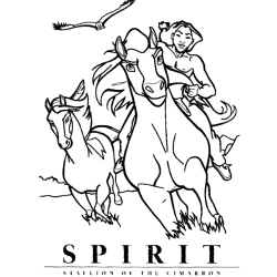 Desenho de Spirit para colorir e imprimir: número 14