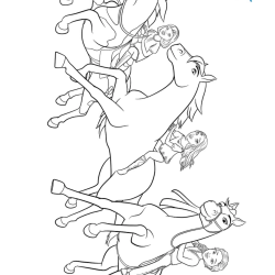 Desenho de Spirit para colorir e imprimir: número 15