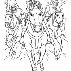 Desenho de Spirit para colorir e imprimir: número 17