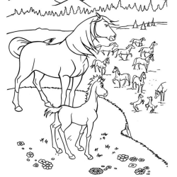 Desenho de Spirit para colorir e imprimir: número 19