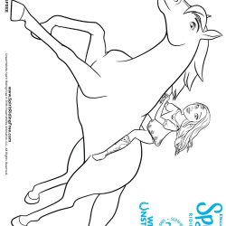 Desenho de Spirit para colorir e imprimir: número 24