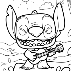 Desenho de Squishmallow para colorir e imprimir: número 1