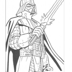 Desenho de Star Wars para colorir e imprimir: número 5
