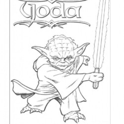 Desenho de Star Wars para colorir e imprimir: número 9