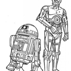 Desenho de Star Wars para colorir e imprimir: número 15