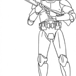 Desenho de Star Wars para colorir e imprimir: número 18