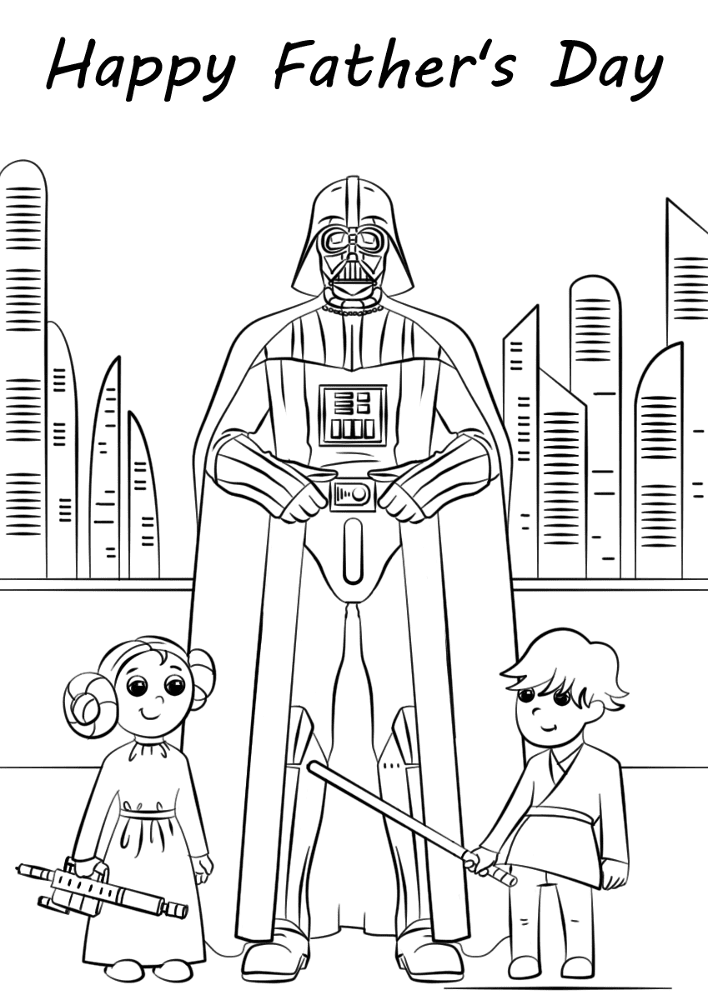 Desenho de Star Wars para colorir e imprimir: número 20