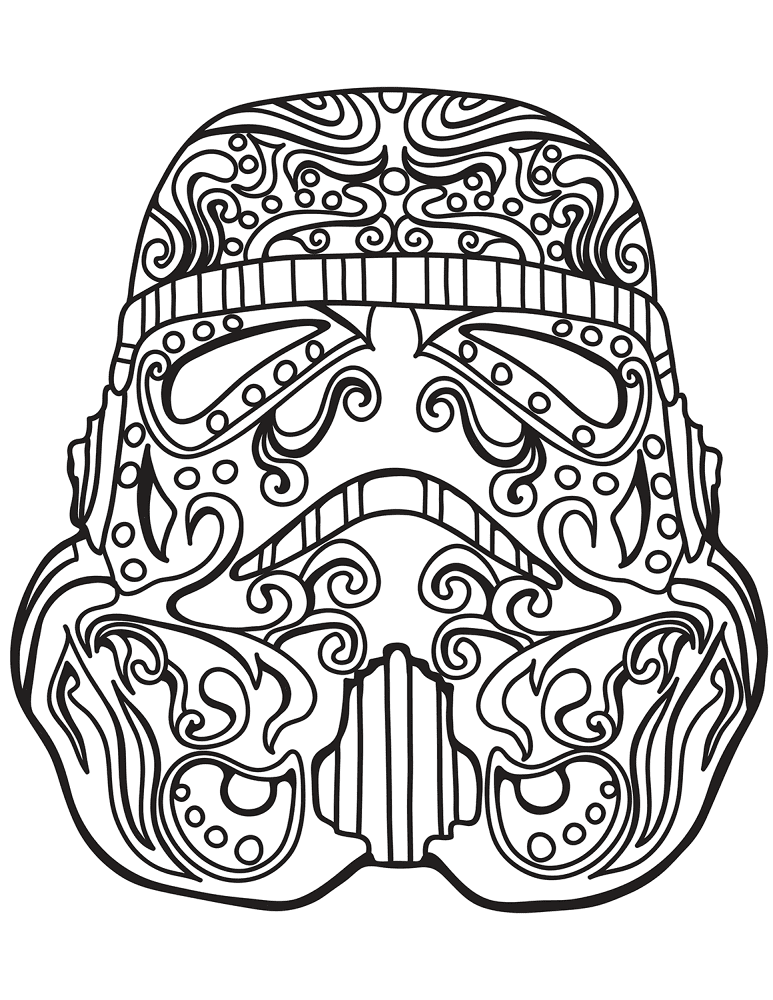 Desenho de Star Wars para colorir e imprimir: número 22