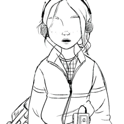 Desenho de Stranger Things para colorir e imprimir: número 4