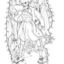 Desenho de Stranger Things para colorir e imprimir: número 24