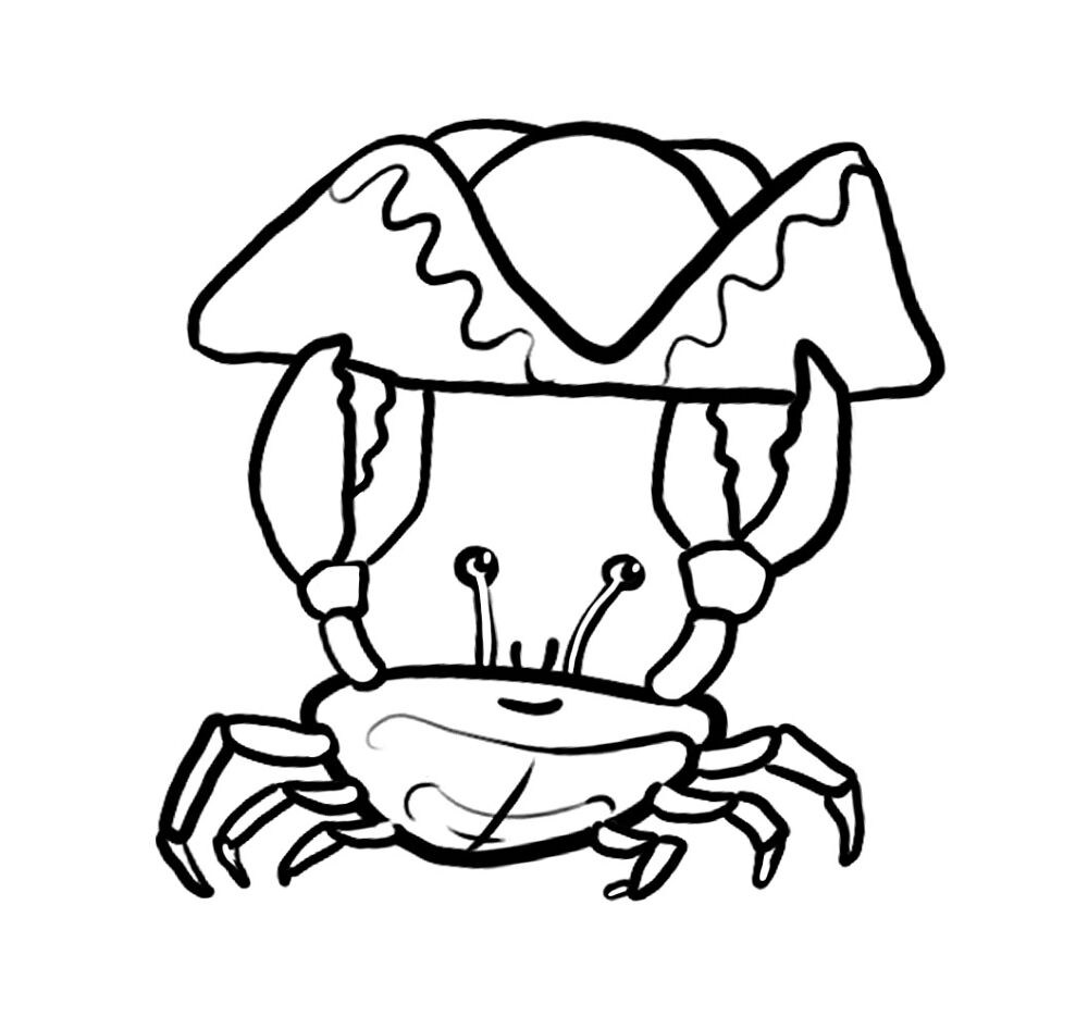 Desenho de Subaquático para colorir e imprimir: número 5