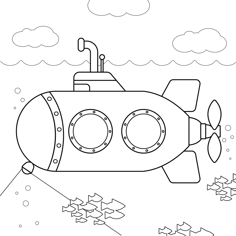 Desenho de Subaquático para colorir e imprimir: número 40