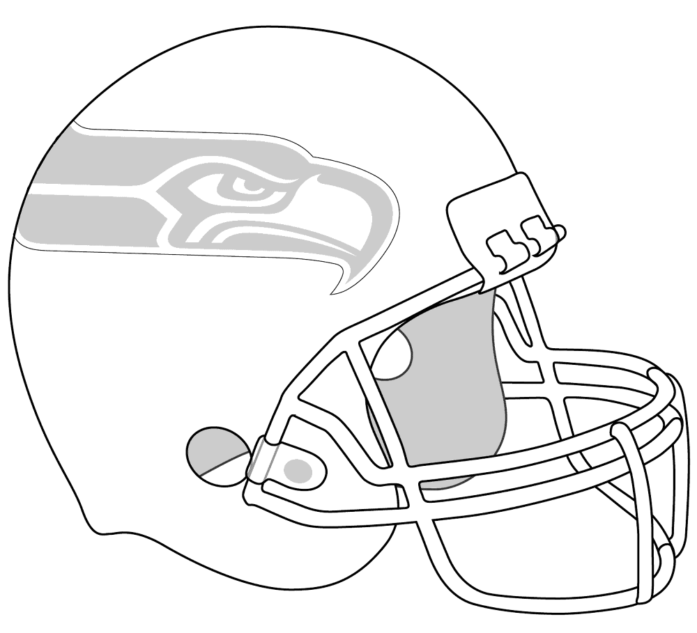 Desenho de Super Bowl Sunday para colorir e imprimir: número 10