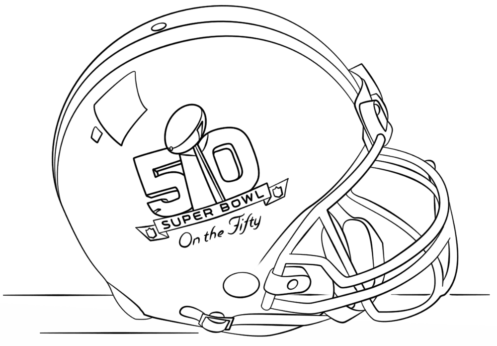 Desenho de Super Bowl Sunday para colorir e imprimir: número 13