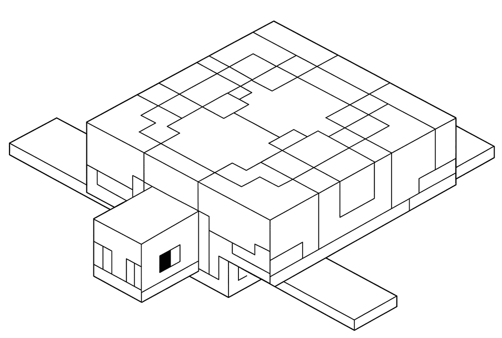 Desenho de Tartaruga para colorir