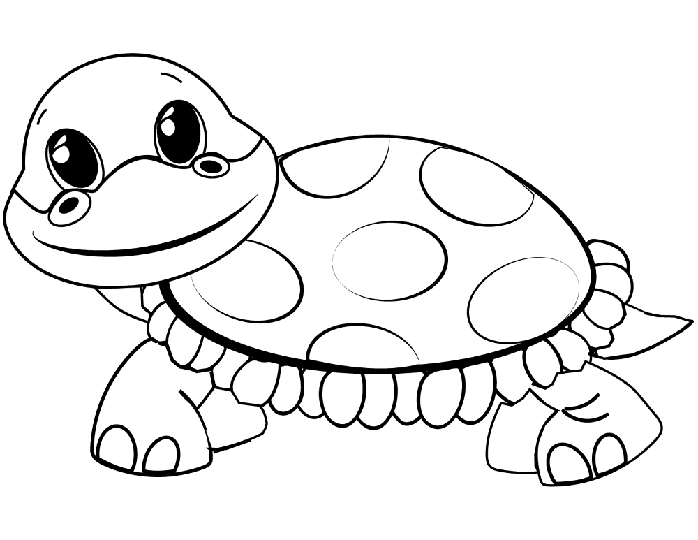 Desenho de Tartaruga para colorir