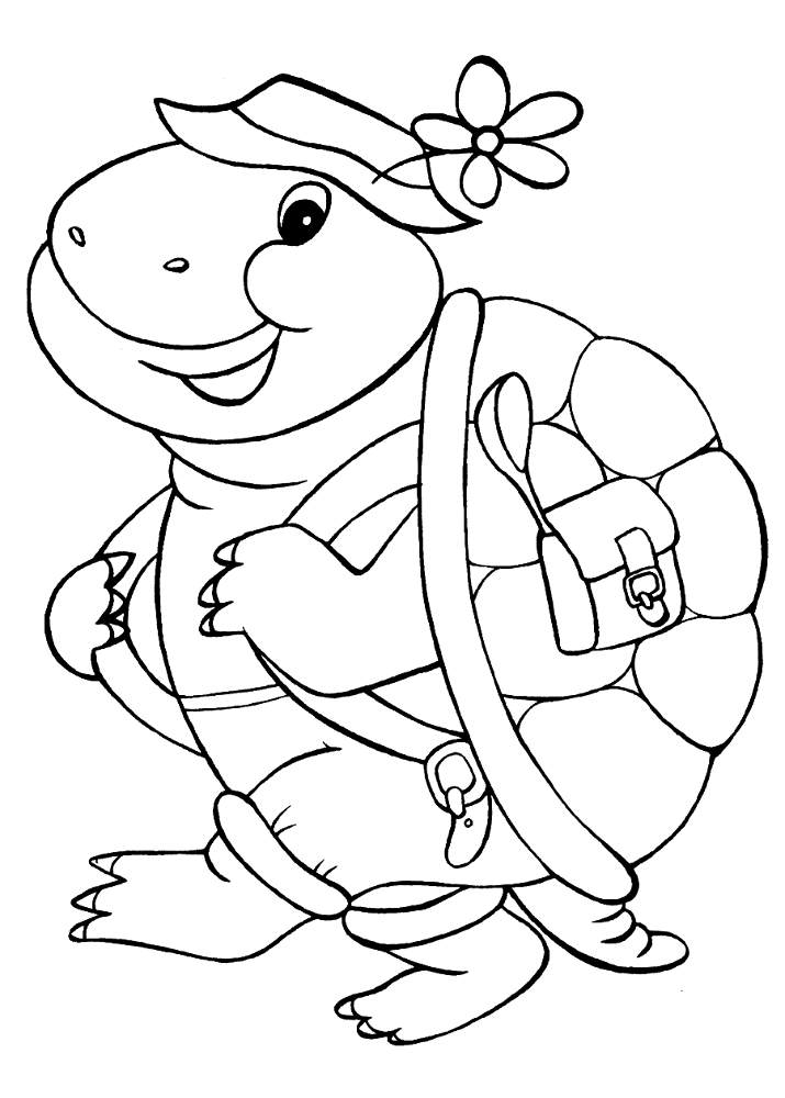 Desenho de Tartaruga para colorir