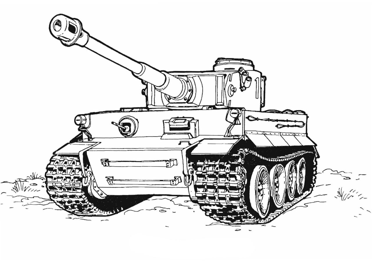 Desenho de Tigres para colorir e imprimir: número 34