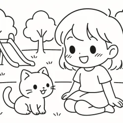 Desenho de Toca Boca World para colorir e imprimir: número 10