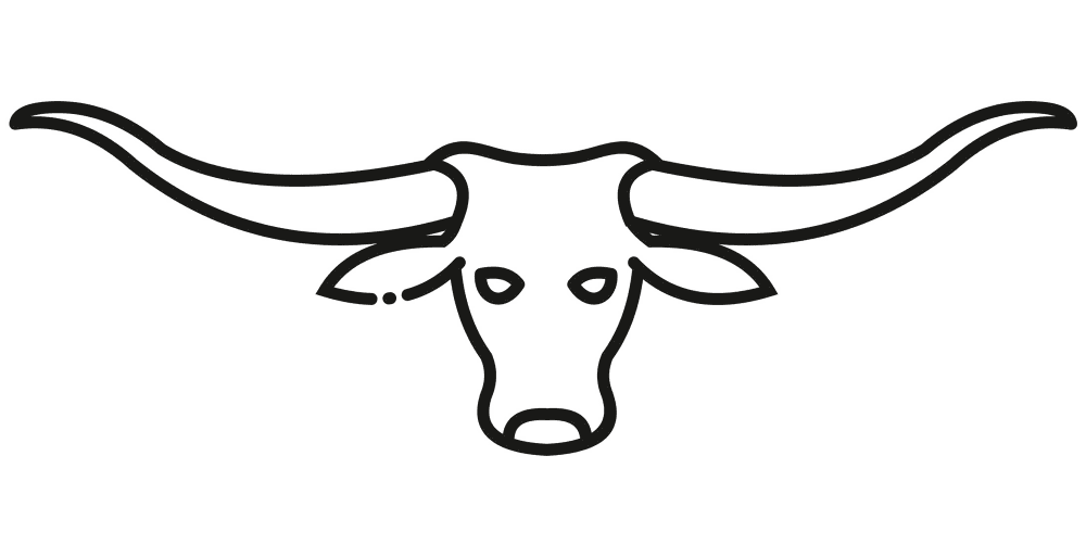 Desenho de Touros para colorir e imprimir: número 9