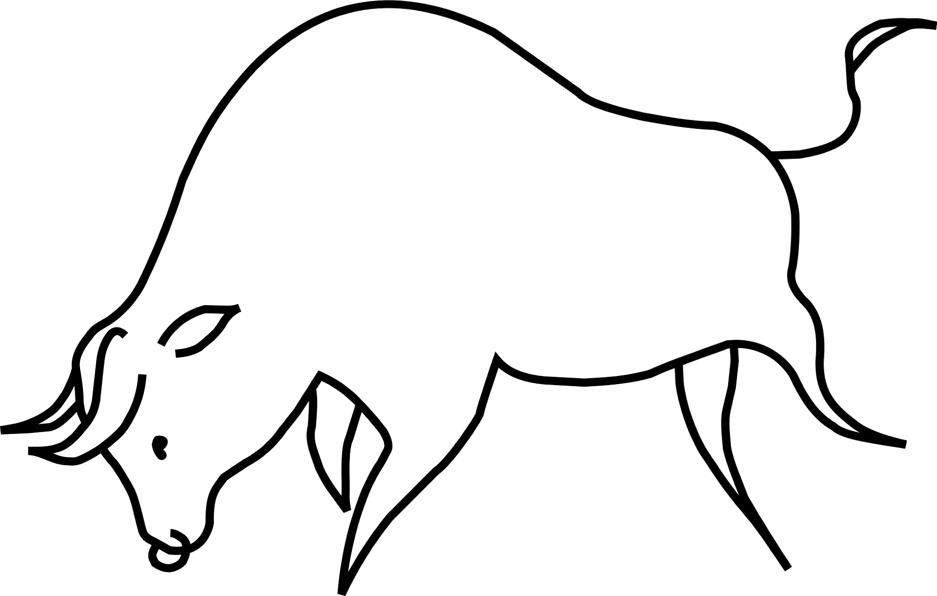 Desenho de Touros para colorir e imprimir: número 36