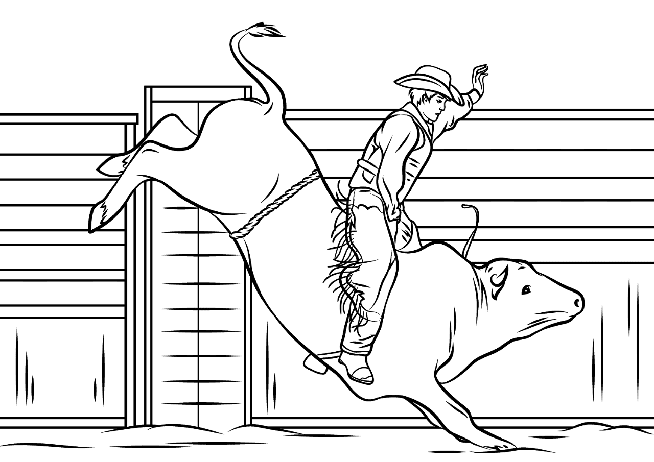 Desenho de Touros para colorir