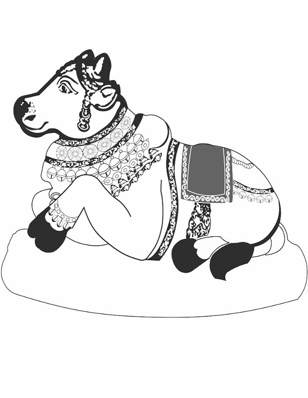 Desenho de Touros para colorir