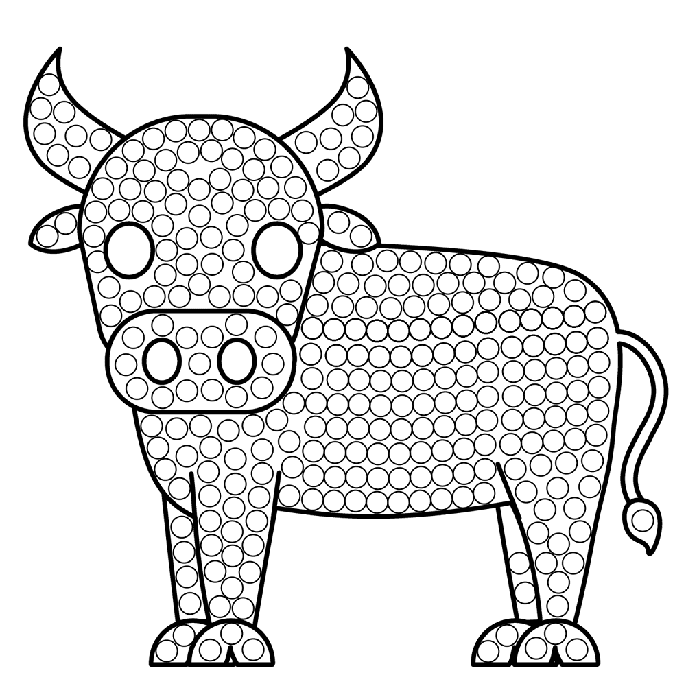Desenho de Touros para colorir
