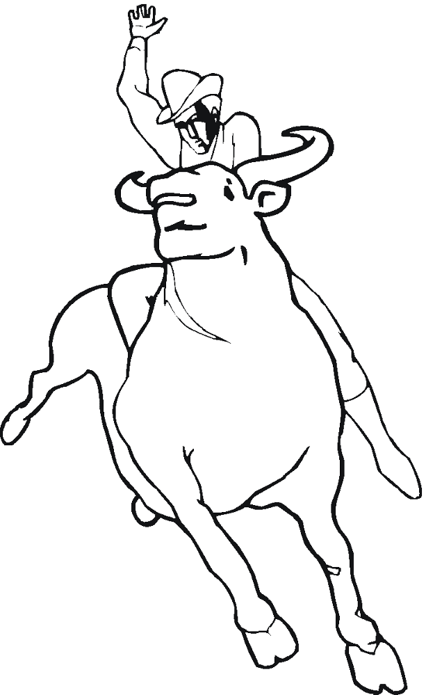 Desenho de Touros para colorir