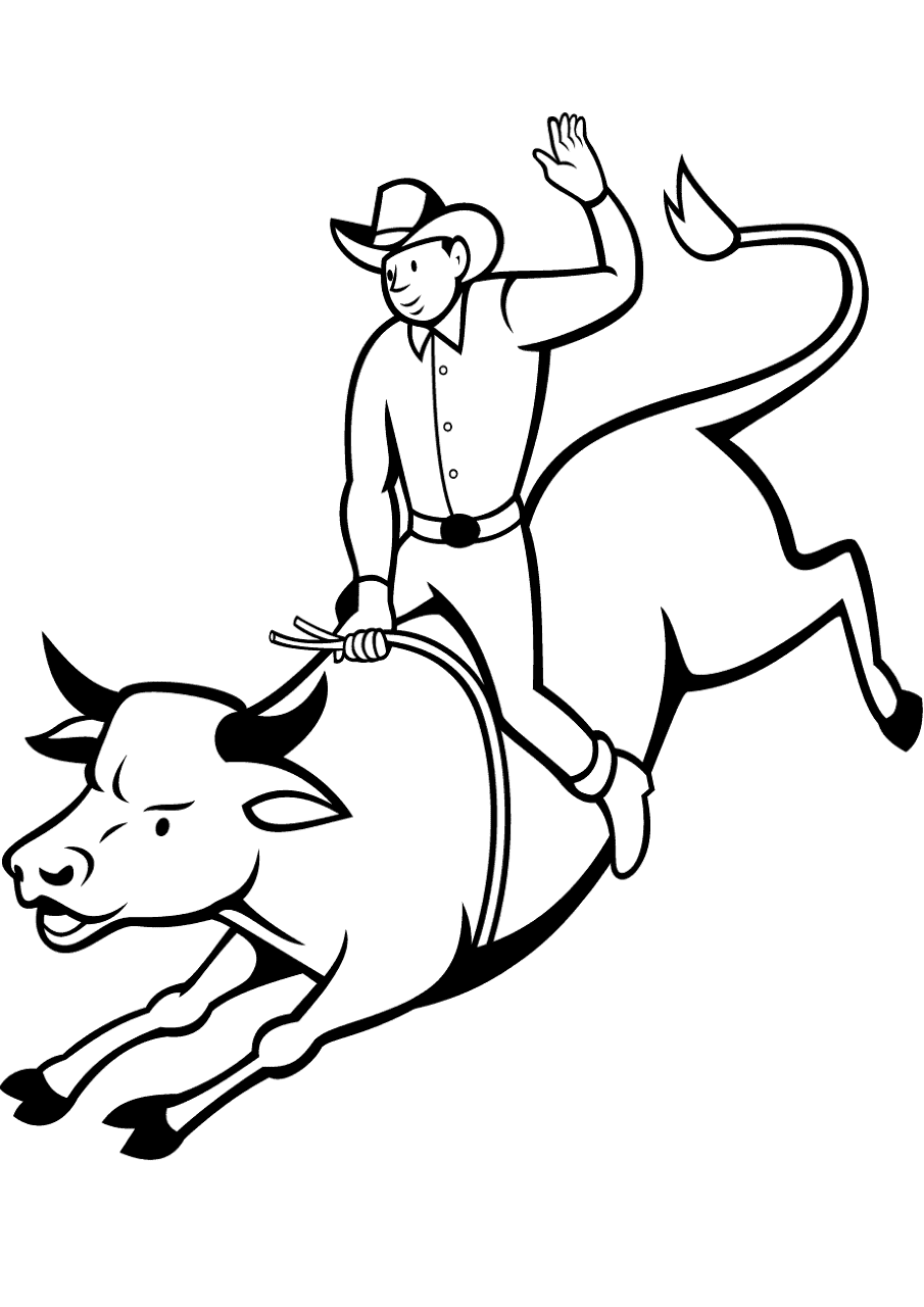Desenho de Touros para colorir