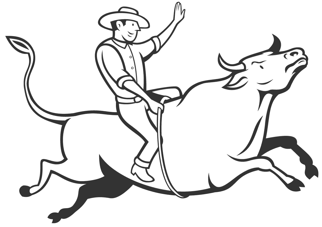 Desenho de Touros para colorir