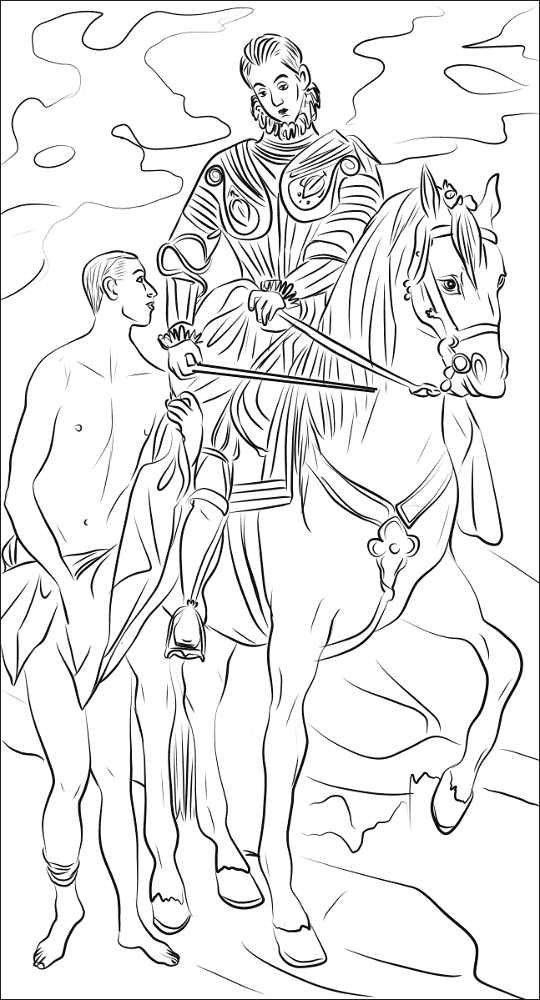 Desenho de Touros para colorir