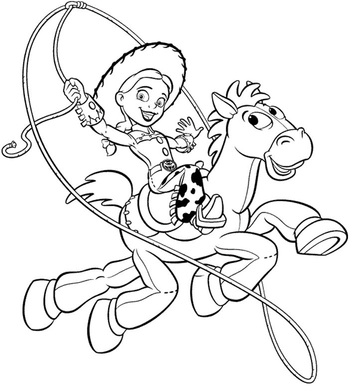 Desenho de Toy Story para colorir e imprimir: número 3